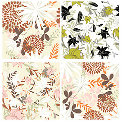 Image showing seamless floral pattern