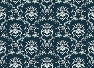 Image showing seamless damask pattern