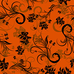 Image showing seamless floral pattern