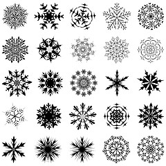 Image showing snowflakes