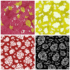 Image showing seamless floral pattern