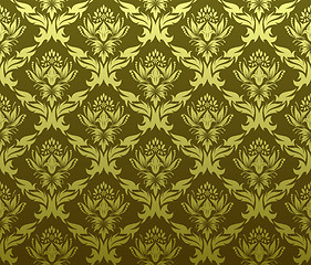 Image showing seamless damask pattern