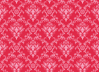 Image showing seamless damask pattern