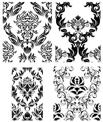 Image showing seamless damask pattern