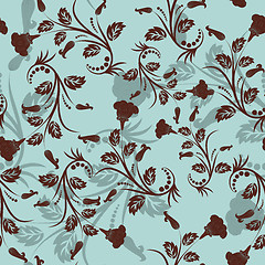 Image showing seamless floral pattern