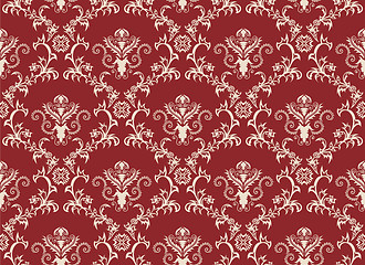 Image showing seamless damask pattern