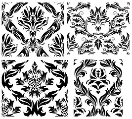 Image showing seamless damask pattern