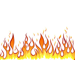 Image showing fire background