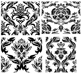 Image showing seamless damask pattern