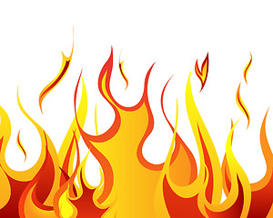 Image showing fire background