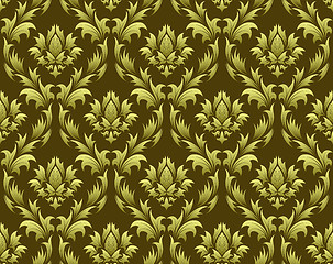 Image showing seamless damask pattern