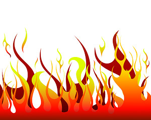 Image showing fire background