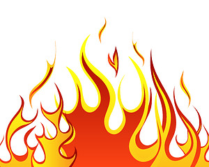 Image showing fire background