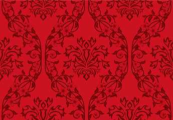 Image showing seamless damask pattern