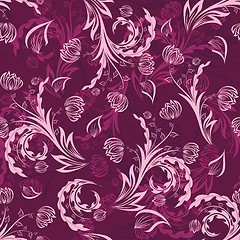 Image showing seamless floral pattern