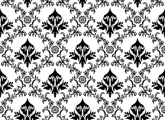 Image showing seamless damask pattern