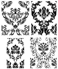 Image showing seamless damask pattern