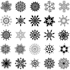 Image showing snowflakes