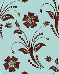 Image showing seamless floral pattern