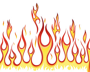 Image showing fire background