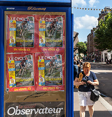 Image showing Billboard during Le Tour de France