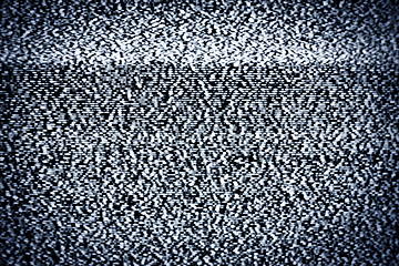 Image showing real tv static