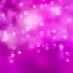 Image showing Abstract purple christmas lights. EPS 8