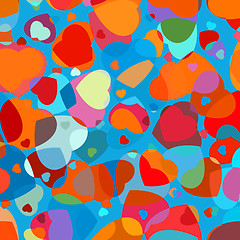 Image showing ?olorful heart vector pattern. EPS 8