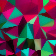 Image showing Colorful abstract texture with triangles. EPS 8