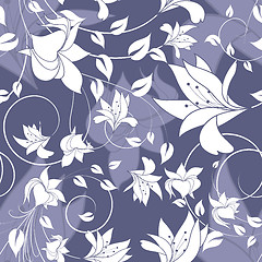 Image showing seamless floral pattern