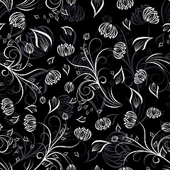 Image showing seamless floral pattern