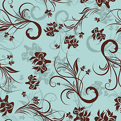 Image showing seamless floral pattern