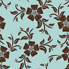 Image showing seamless floral pattern