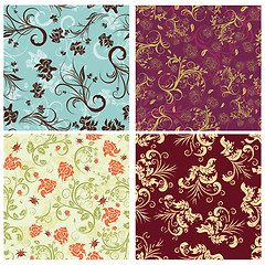 Image showing seamless floral pattern