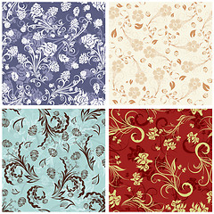 Image showing seamless floral pattern