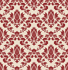 Image showing seamless damask pattern