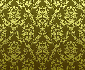 Image showing seamless damask pattern