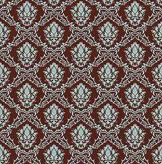 Image showing seamless damask pattern