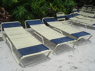 Image showing Beach Chairs