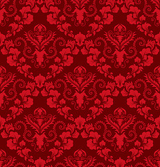 Image showing seamless damask pattern