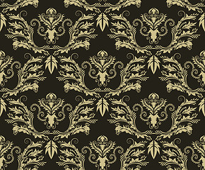 Image showing seamless damask pattern