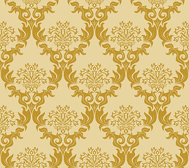 Image showing seamless damask pattern