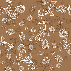 Image showing seamless floral pattern