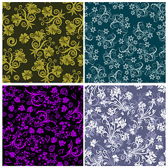 Image showing seamless floral pattern