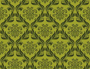 Image showing seamless damask pattern