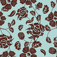 Image showing seamless floral pattern