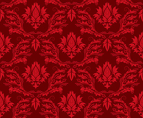 Image showing seamless damask pattern