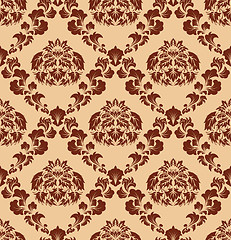 Image showing seamless damask pattern