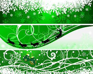 Image showing christmas banners