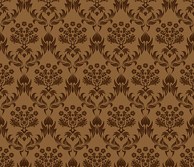 Image showing seamless damask pattern